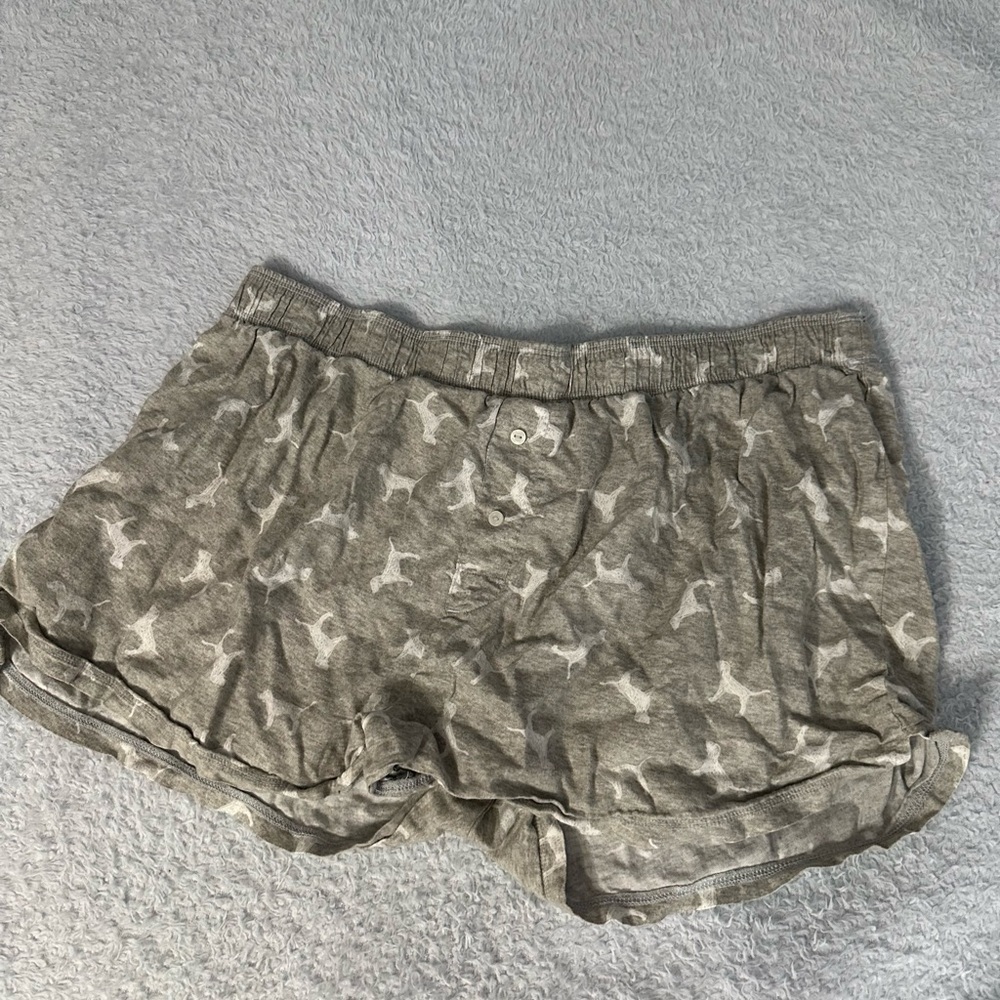 PINK Victoria's Secret Gray Patterned Women's Shorts